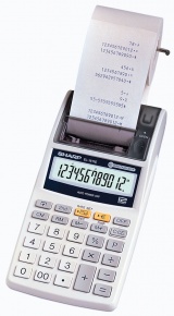Számológép Sharp EL-1611E szalagos