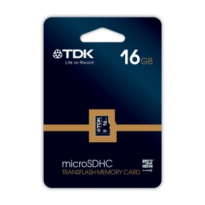 Memóriakártya TDK Transflash SDHC 16 GB 78349