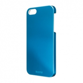 Védőtok Leitz iPhone Complete 5 WOW fém kék 63720036