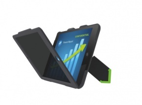 Privacy tok és állvány Leitz Complete iPad mini fekvő fekete 64170095