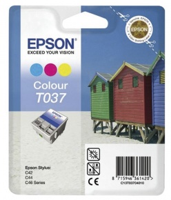 Tintapatron Epson T037040 színes