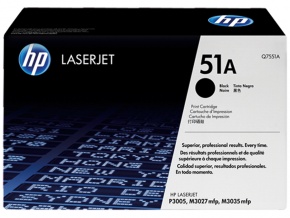 Lézertoner HP Q7551A fekete