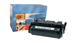 Lézertoner utángyártott Lexmark Optra 12A7460 fekete