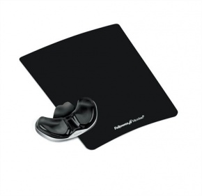 Tenyértámasz Fellowes Health-V Crystal fekete