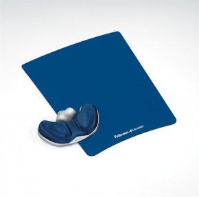 Tenyértámasz Fellowes Health-V Fabric zafírkék