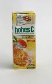 Üditő Sió Hohes C Mild narancs 100% 0.2l