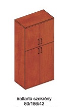 Irattartó szekrény Kwantum-308 KNS84-308 körte-konyak 80/186/42 cm