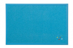 Parafatábla Bi-Office fakeretes 40x60 cm kék