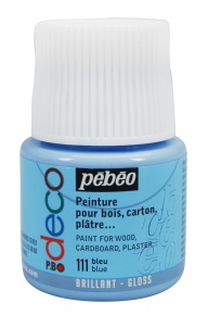 Kreatív akrilfesték Pébéo Deco fényes 45 ml kék