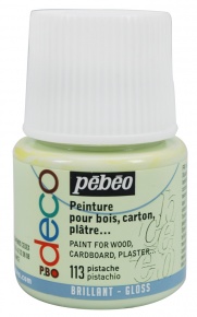 Kreatív akrilfesték Pébéo Deco fényes 45 ml pisztáciazöld