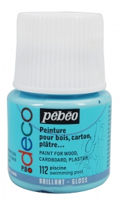 Kreatív akrilfesték Pébéo Deco fényes 45 ml uszodazöld