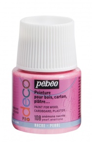 Kreatív akrilfesték Pébéo Deco gyöngyház 45 ml amore szín