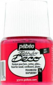 Kreatív akrilfesték Pébéo Deco matt 45 ml málna