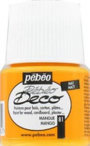 Kreatív akrilfesték Pébéo Deco matt 45 ml mangó