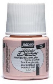 Kreatív akrilfesték Pébéo Deco matt 45 ml portré pink