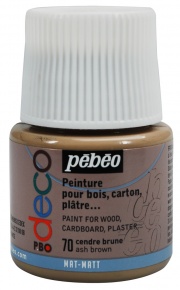 Kreatív akrilfesték Pébéo Deco matt 45 ml szürkésbarna