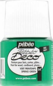Kreatív akrilfesték Pébéo Deco matt 45 ml üdezöld