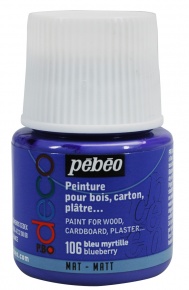 Kreatív akrilfesték Pébéo Deco matt 45 ml áfonya