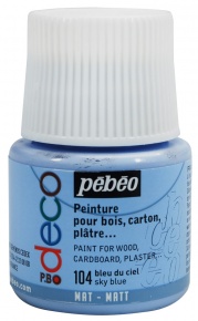 Kreatív akrilfesték Pébéo Deco matt 45 ml égkék