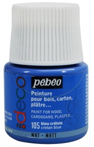 Kreatív akrilfesték Pébéo Deco matt 45 ml kréta kék