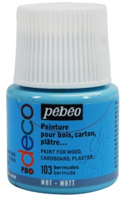 Kreatív akrilfesték Pébéo Deco matt 45 ml világos kék