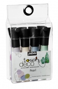 Kreatív festék Pébéo Touch 30 ml 4 db-os klt. gyöngyház színek