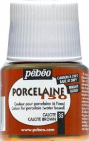 Kreatív porcelánfesték Pébéo Porcaline 150 égethető 45 ml calcidbarna