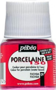 Kreatív porcelánfesték Pébéo Porcaline 150 égethető 45 ml fukszia