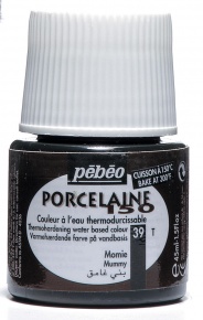 Kreatív porcelánfesték Pébéo Porcaline 150 égethető 45 ml múmiabarna