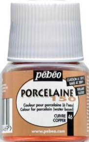 Kreatív porcelánfesték Pébéo Porcaline 150 égethető 45 ml réz