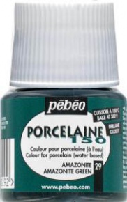 Kreatív porcelánfesték Pébéo Porcaline 150 égethető 45 ml amazonitzöld
