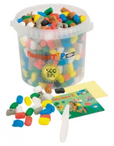 Kreatív modellező krumpli készlet pufi Fischer Tip 500 db/vödör
